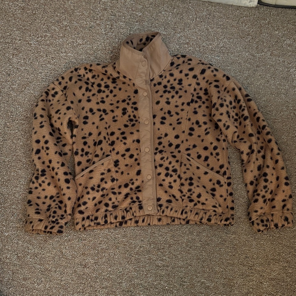 Abercrombie & Fitch Tan and Black Fleece